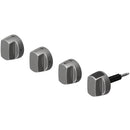  Wolf 48 and 60-inch Dual Fuel Stainless Knobs 9015763 IMAGE 1
