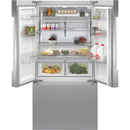 Bosch 36-inch, 20.8 cu.ft. Counter-Depth French 3-Door Refrigerator with FarmFresh System™ B36CT81ENS IMAGE 3