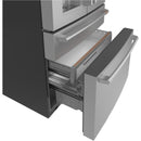  Café 36-inch, 22.3 cu.ft. Counter-Depth French 4-Door Refrigerator with Wi-Fi CXE22DP2PS1 IMAGE 7