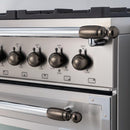  Bertazzoni Black Nickel Décor Set for Range and Hood DSHERTKHSB IMAGE 1