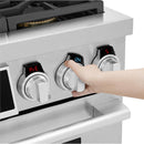  Signature Kitchen Suite 36-inch Freestanding Gas Range with SmartThinQ® SKSGR360S IMAGE 11