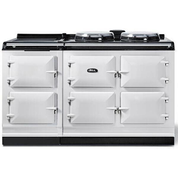 AGA 60in eR7 150 Classic Electric Range with Warming Plate Hotcupboard AER7560WPAS IMAGE 1