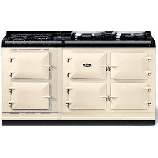 AGA-Bisque-Dual Fuel Range