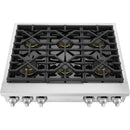  Signature Kitchen Suite 36-inch Built-in Gas Rangetop SKSRT360S IMAGE 11