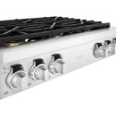  Signature Kitchen Suite 36-inch Built-in Gas Rangetop SKSRT360S IMAGE 12