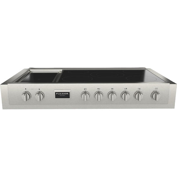 Fulgor Milano 48-inch Built-in Induction Rangetop with Griddle F6IRT485GS1 IMAGE 1