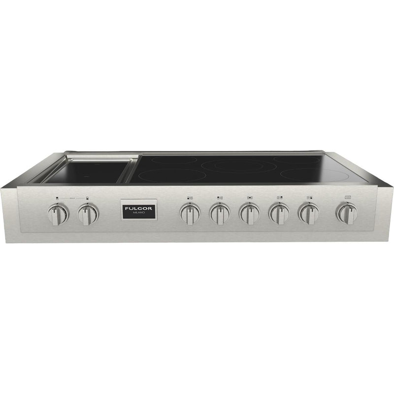 Fulgor Milano 48-inch Built-in Induction Rangetop with Griddle F6IRT485GS1 IMAGE 1