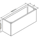  Vent-A-Hood 9FT Duct Cover WDCRND-48/12AS IMAGE 1