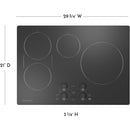 Monogram 30-inch Built-In Induction Cooktop with Wi-Fi Connect ZHU30RDTBB IMAGE 7