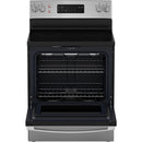 GE 30-inch Freestanding Electric Range with Self-Clean JCB630SVSS IMAGE 4