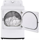  LG 7.3 cu. ft. Electric Dryer with Smart Diagnosis DLE6100W IMAGE 6