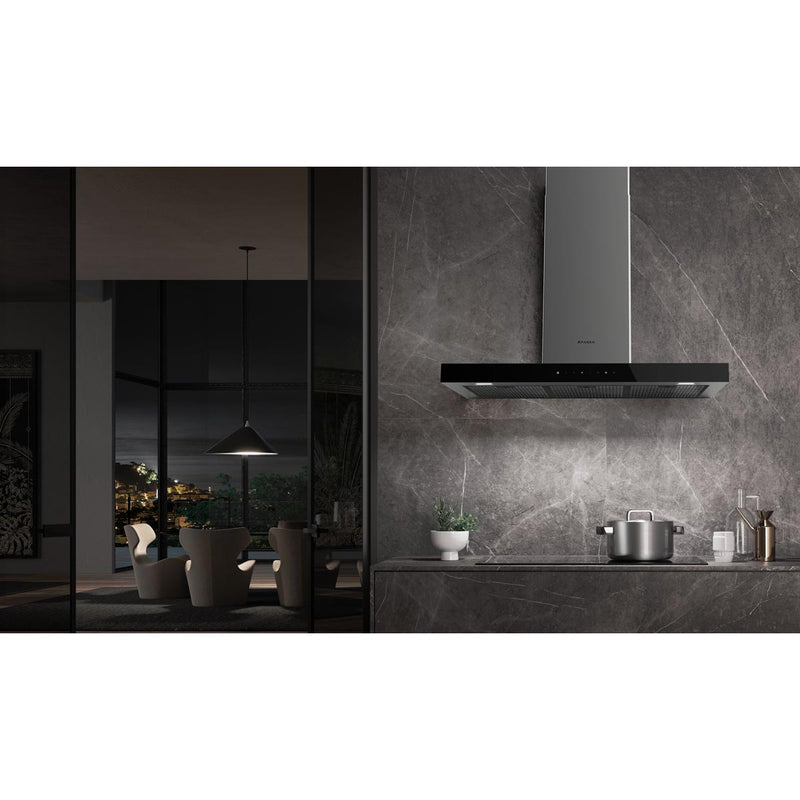 Faber 30-inch Stilo Glass Chimney Hood STGL30SSV IMAGE 4