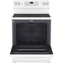 GE 30-inch Freestanding Electric Range JCB830DVWW IMAGE 2
