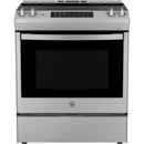 GE 30-inch Electric Range with Convection Technology JCS830SVSS IMAGE 2