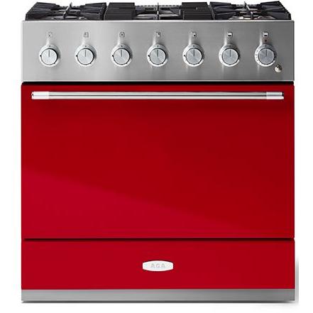 AGA 36-inch Mercury Dual Fuel Range with True European Twin Fan Convection AMC36DF-PCR IMAGE 1