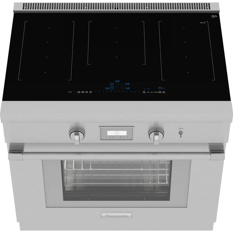  Thermador 36-inch Induction Range with HomeConnect PRI36LBHC IMAGE 3