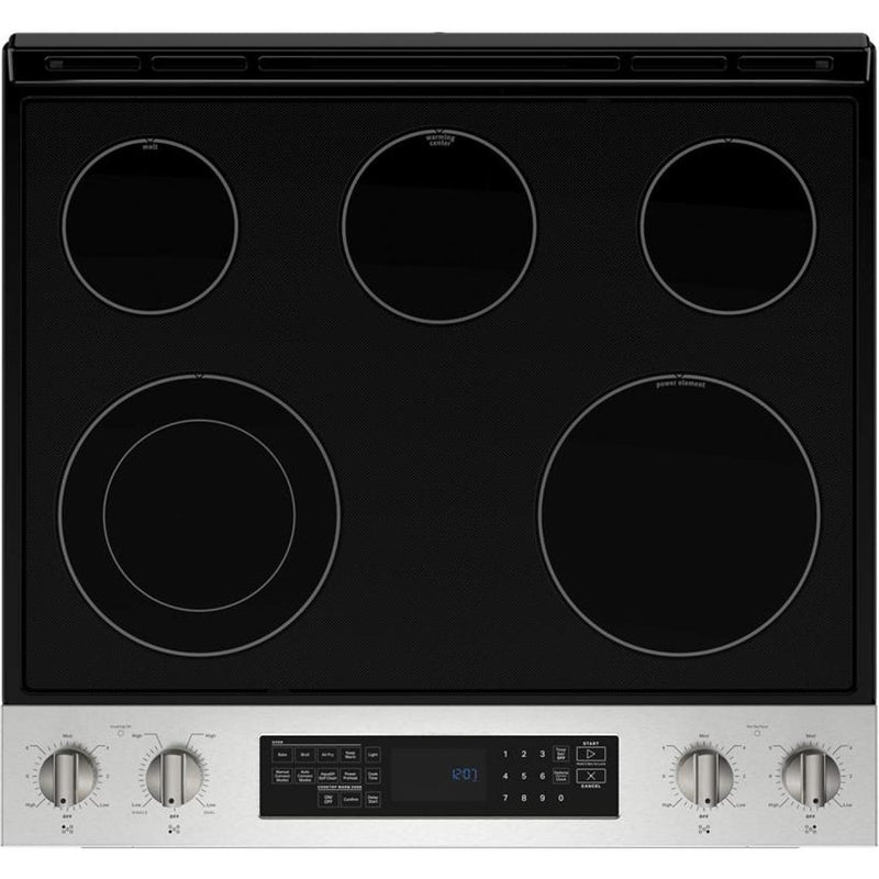 Maytag 30-inch, 6.4 cu. ft. Slide-in Electric Range with Air Fry Technology YMES8800PZ IMAGE 7