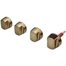  Wolf Brushed Brass Knob Kit 9056266 IMAGE 1