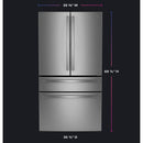  GE Profile 36-inch, 28.7 cu. ft. French 4-Door Refrigerator with Dual-Dispense AutoFill Pitcher PGE29BYTFS IMAGE 14