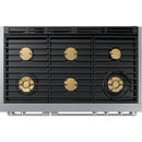 Dacor 48-inch Freestanding Dual Fuel Range with 7" LCD Control Panel DOP48T960DS/DA IMAGE 5