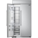 Signature Kitchen Suite 42-inch, 25.6 cu. ft. Built-in Side-by-Side Refrigerator with SpacePlus™ Ice System SKSSB4202S IMAGE 3