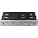 Dacor 48-inch Gas Rangetop with SmartThings Wi-Fi Connectivity DTT48T963GS/DA IMAGE 2