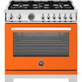 Bertazzoni 36-inch Freestanding Dual-Fuel Range PRO366BCFEPART IMAGE 1