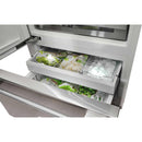 Fulgor Milano 36-inch, 18.5 cu. ft. Bottom Freezer Refrigerator with Ice Maker F7PBM36S2-L IMAGE 4