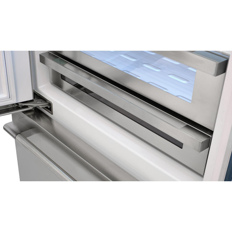 Fulgor Milano 36-inch, 18.5 cu. ft. Bottom Freezer Refrigerator with Ice Maker F7PBM36S2-L IMAGE 7