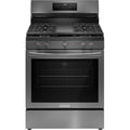 Frigidaire Gallery 30-inch Freestanding Gas Range with Air Fry Technology GCRG3060BD IMAGE 1