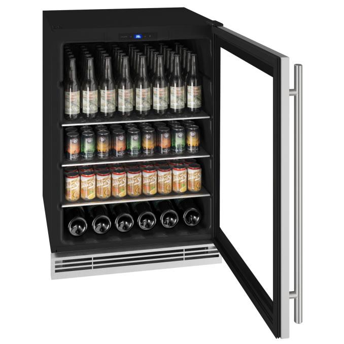 U-Line 117-Bottle 1 Class Wine Refrigerator UHBV024-SG02A IMAGE 3