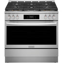 Frigidaire Gallery 36-inch Gas Range GCFG3661AF IMAGE 1