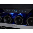  Zephyr 132-Bottle Full Size Dual Zone Wine Cooler PRW24F02CG IMAGE 7