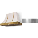  AGA 36-inch Cascade Series Wall Mount Range Hood AH3630CACWHTBN IMAGE 1