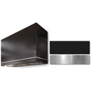  AGA 36-inch Loge Series Wall Mount Range Hood AH3654LGEMBLBN IMAGE 1