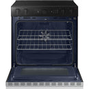  Samsung 6.3 cu. ft. Bespoke Smart Slide-In Electric Range NSE6DG8500SR/AC IMAGE 5