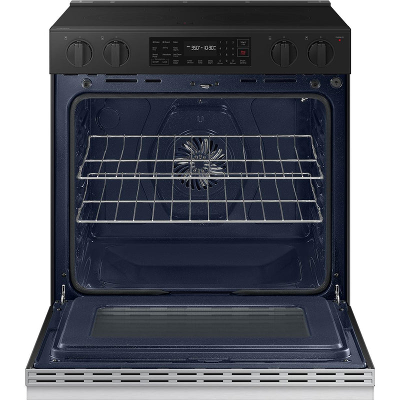  Samsung 6.3 cu. ft. Bespoke Smart Slide-In Electric Range NSE6DG8300SR/AC IMAGE 5