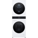  LG Stacked Washer/Dryer Electric Laundry Center with Wi-Fi WKHC152HWA IMAGE 1