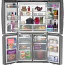  GE Profile 36-inch, 28.4 cu. ft. French 4-Door Refrigerator with Built-In WiFi PAD28BYTFS IMAGE 2