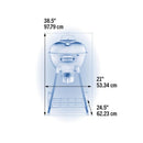 Napoleon Premium Charcoal Kettle Grill NK18K-LEG-3 IMAGE 4