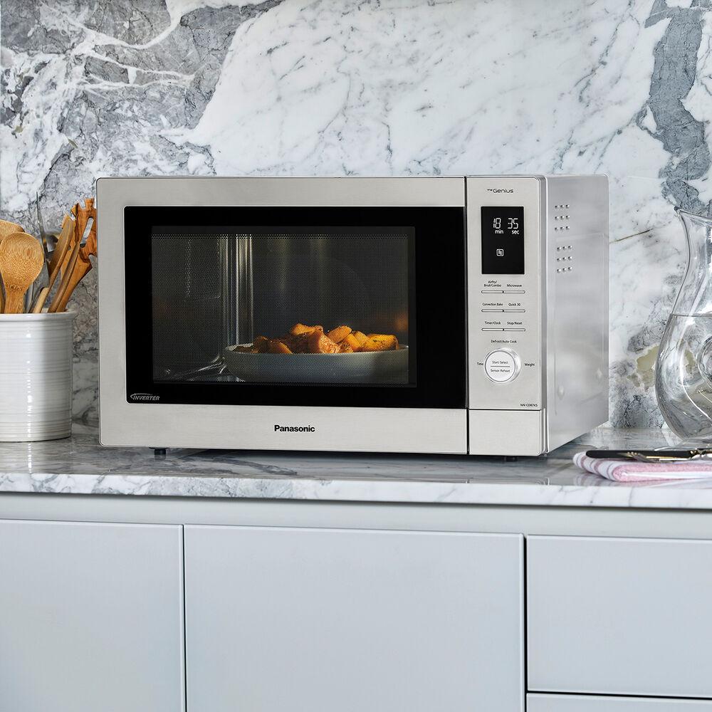 Panasonic 1.2 cu. ft. Countertop Microwave Oven with Convection NN-CD8
