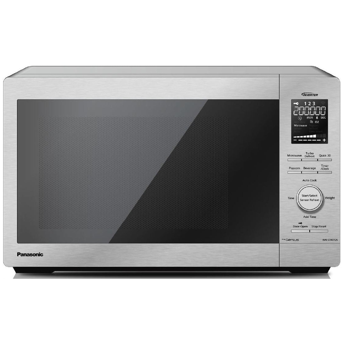 Panasonic 19-inch, 0.9 cu. ft. Countertop Microwave Oven with Inverter