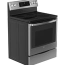  GE Profile 30-inch Freestanding Electric Range with True Convection Technology PCB900YVFS IMAGE 6
