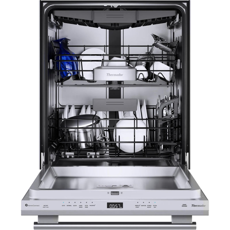 Thermador 24-inch Built-in Dishwasher with Masterpiece® Handle DWHD640EFM IMAGE 2