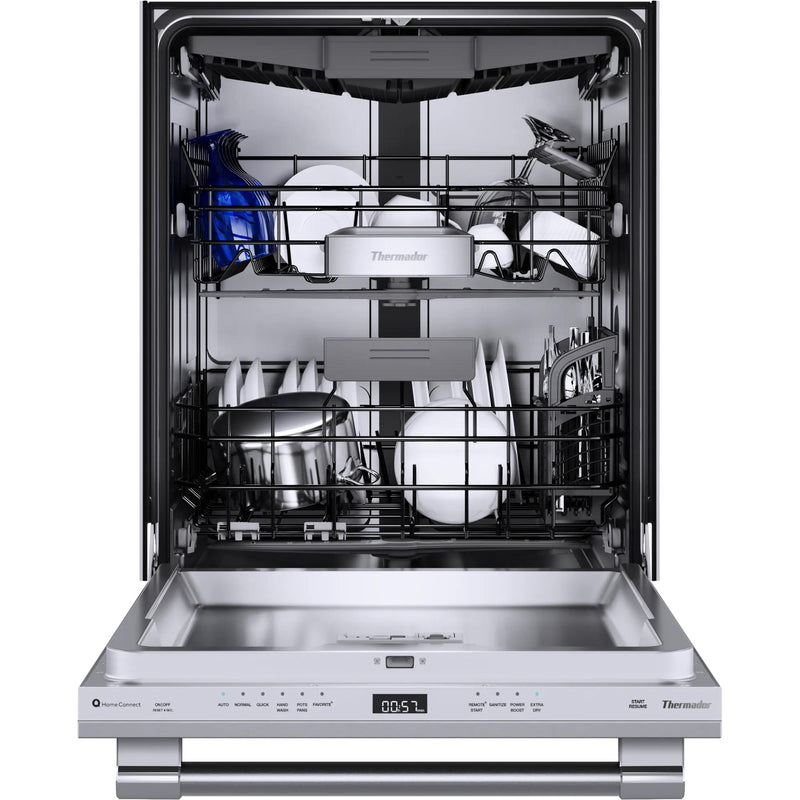 Thermador 24-inch Built-in Dishwasher with Professional Handle DWHD640EFP IMAGE 2