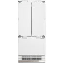  Thor Kitchen 36-inch, 19.6 cu. ft. Built-in French 3-Door Refrigerator with Water Dispenser XRF3619BFP IMAGE 1