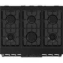  Thor Kitchen 36-inch Freestanding Gas Range with Tilt Panel RSG36B IMAGE 3
