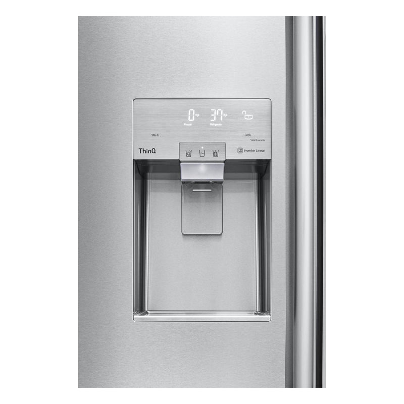  Signature Kitchen Suite 36-inch, 25.5 cu. ft. Counter-Depth French 3-Door Refrigerator with Wi-Fi SKSFD3623SD IMAGE 15
