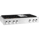  Signature Kitchen Suite 48-inch Built-in Gas Rangetop SKSRT480GS IMAGE 3