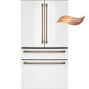  Café 36-inch, 23.2 Cu. Ft. Smart Counter-Depth 4-Door French-Door Refrigerator CJE23DP4WW2 IMAGE 1